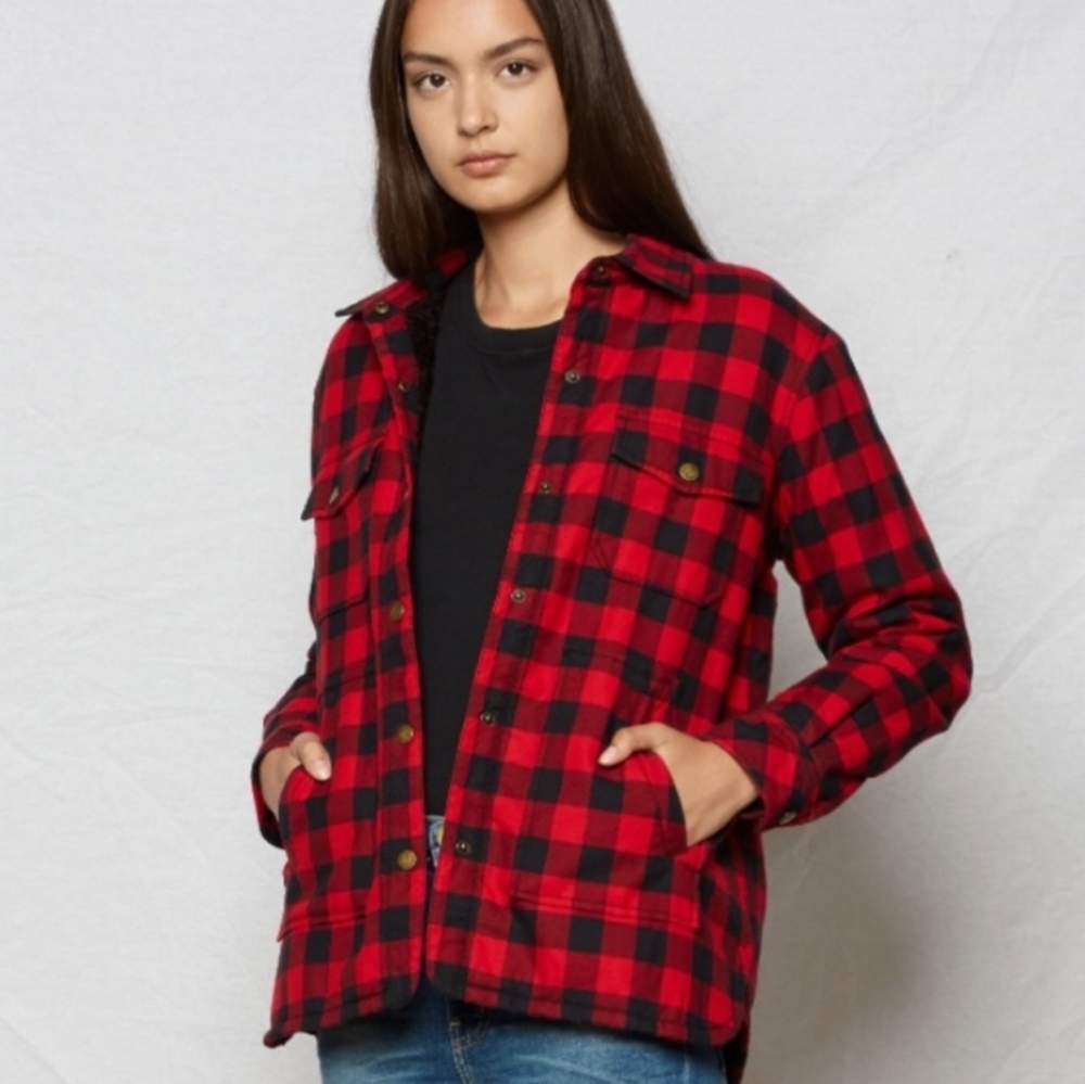 Current/Elliott Buffallo Plaid Sherpa Workman JKT